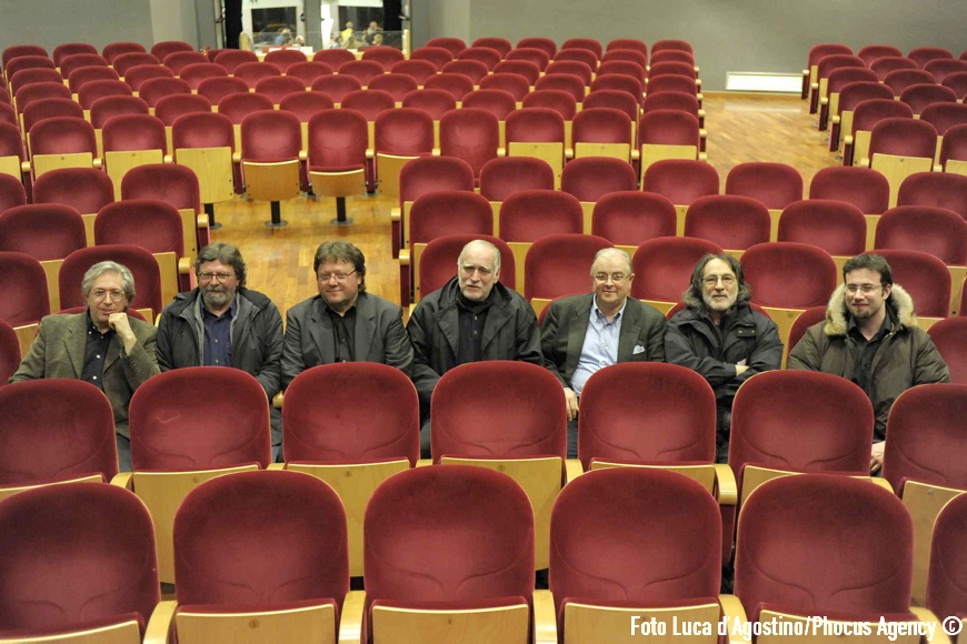 Udine, 03/02/2009 - Faber: dieci anni dopo - con RICCARDO BERTONCELLI, GIORGIO CORDINI, GUIDO HARARI, FRANZ DI CIOCCIO - Faber Days 2009 - Folk Club Buttrio - Foto Luca d